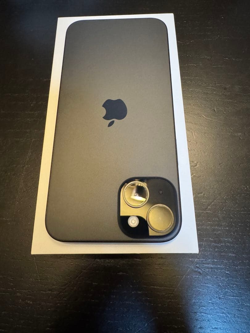 超美品 傷なしiPhone15 plus ブラック 本体