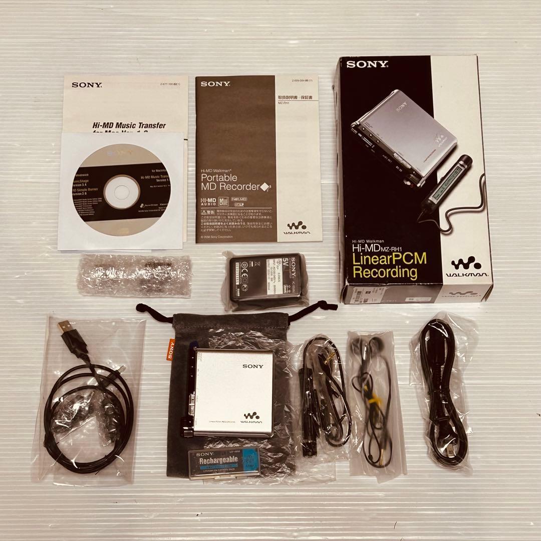未使用品 SONY ソニー Hi-MD ウォークマン MZ-RH1