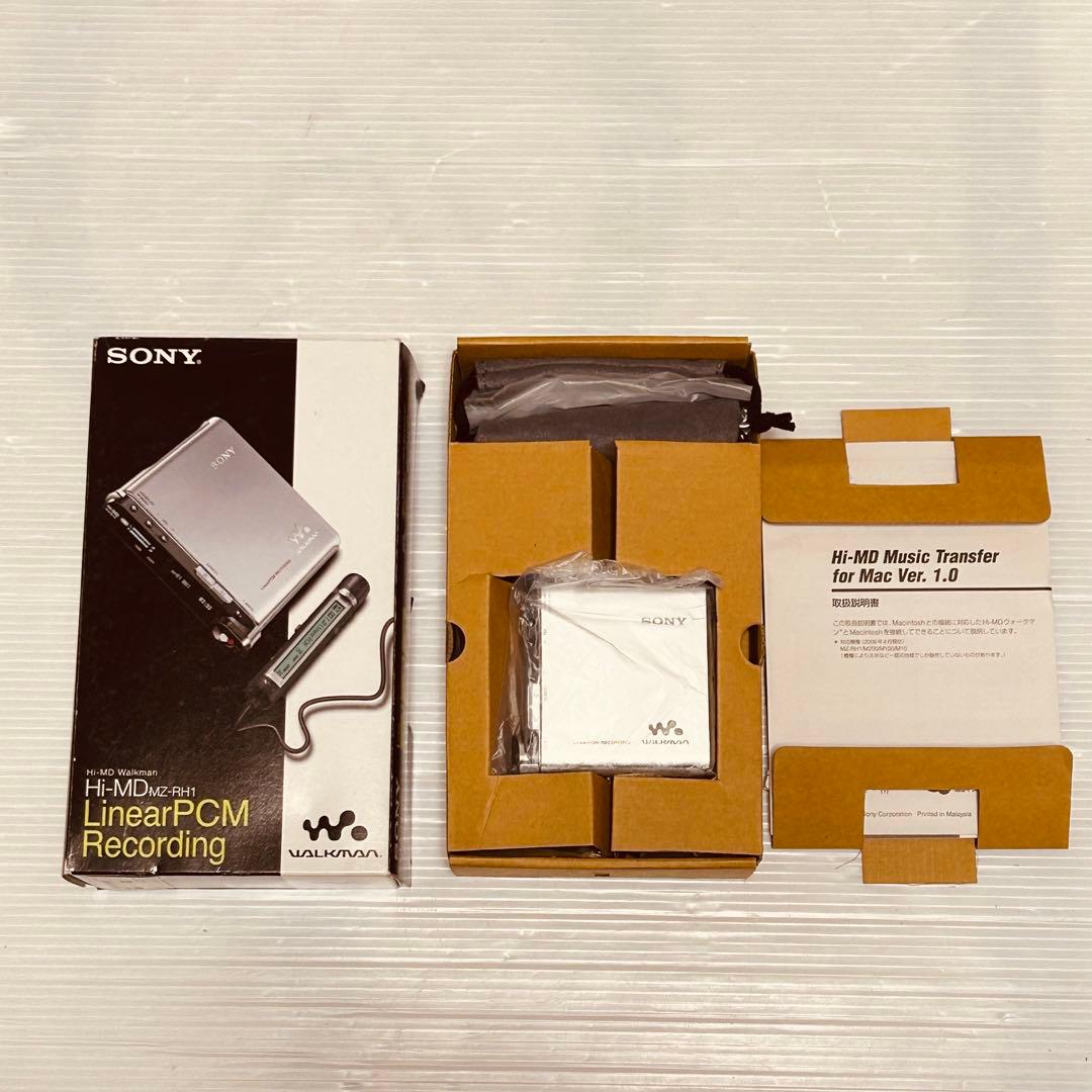 未使用品 SONY ソニー Hi-MD ウォークマン MZ-RH1