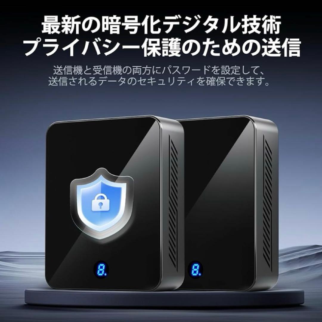 【2026最新】ワイヤレスHDMI 無線送受信機60m安無線伝送 4K 30Hz