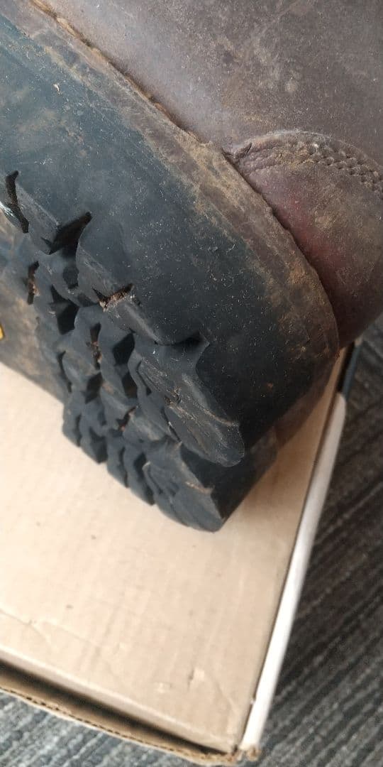 美品・堅牢 オールレザー製トレッキングブーツ サイズ27cm