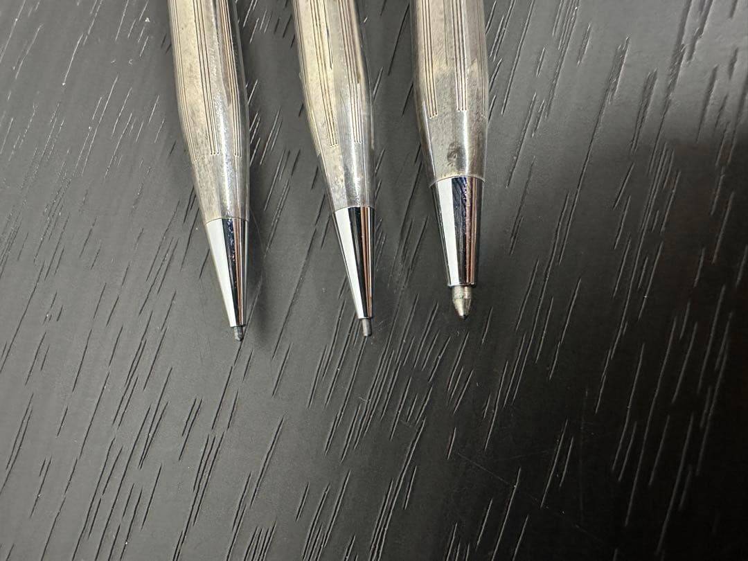 ★希少レトロ3本セット★ CROSS クロス クラシックセンチュリー シルバー