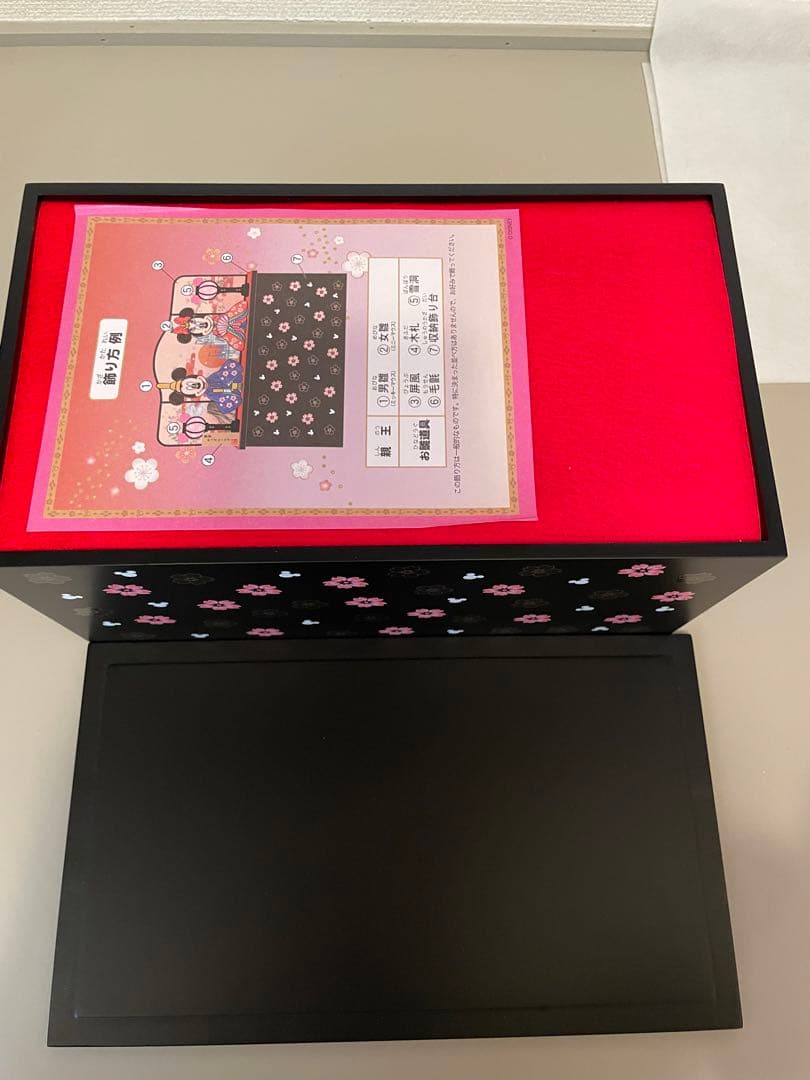 【未使用品】東京ディズニーリゾート公式　ひな人形　ミッキー ＆ミニー