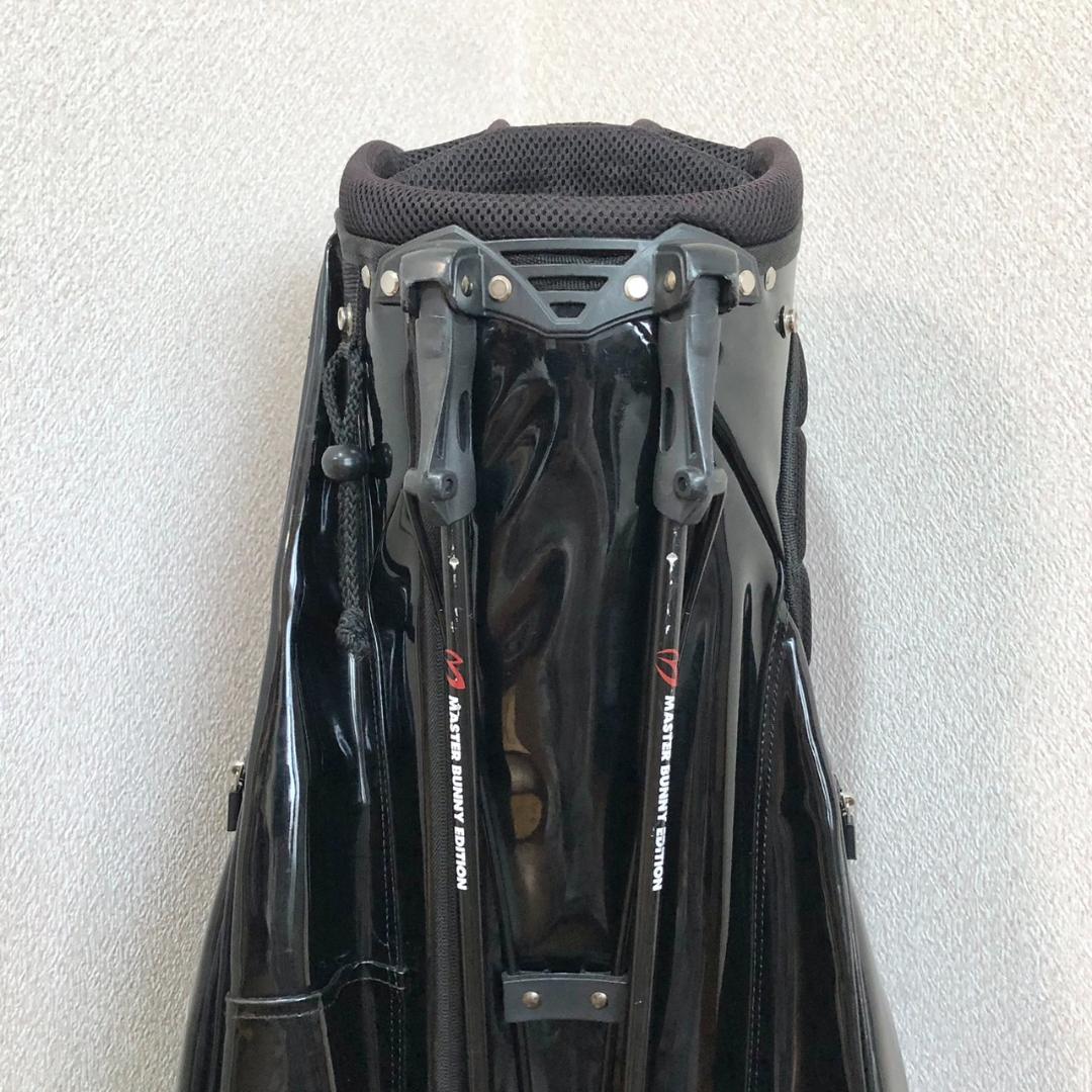 マスターバニーエディション キャディバッグ ブラック エナメル