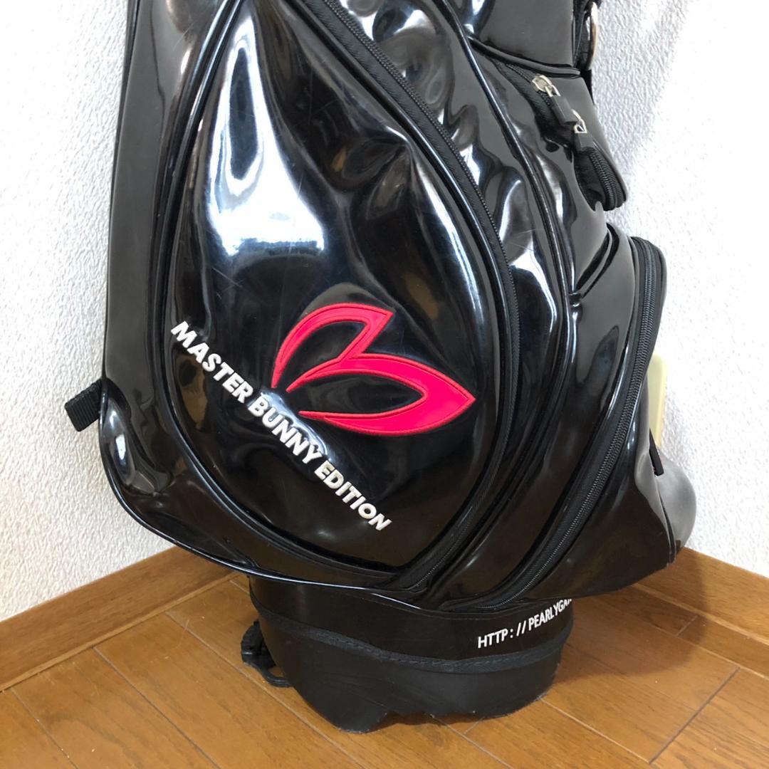 マスターバニーエディション キャディバッグ ブラック エナメル