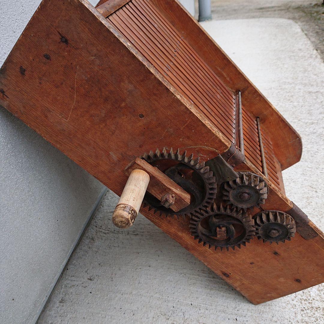 昭和レトロ 古道具 古民家 絹糸毛羽取り機