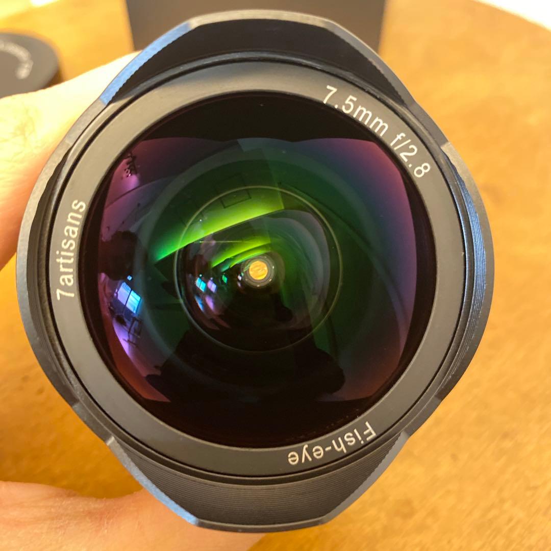 7Artisans 7.5mm F2.8 Fish-eye 魚眼レンズ EF