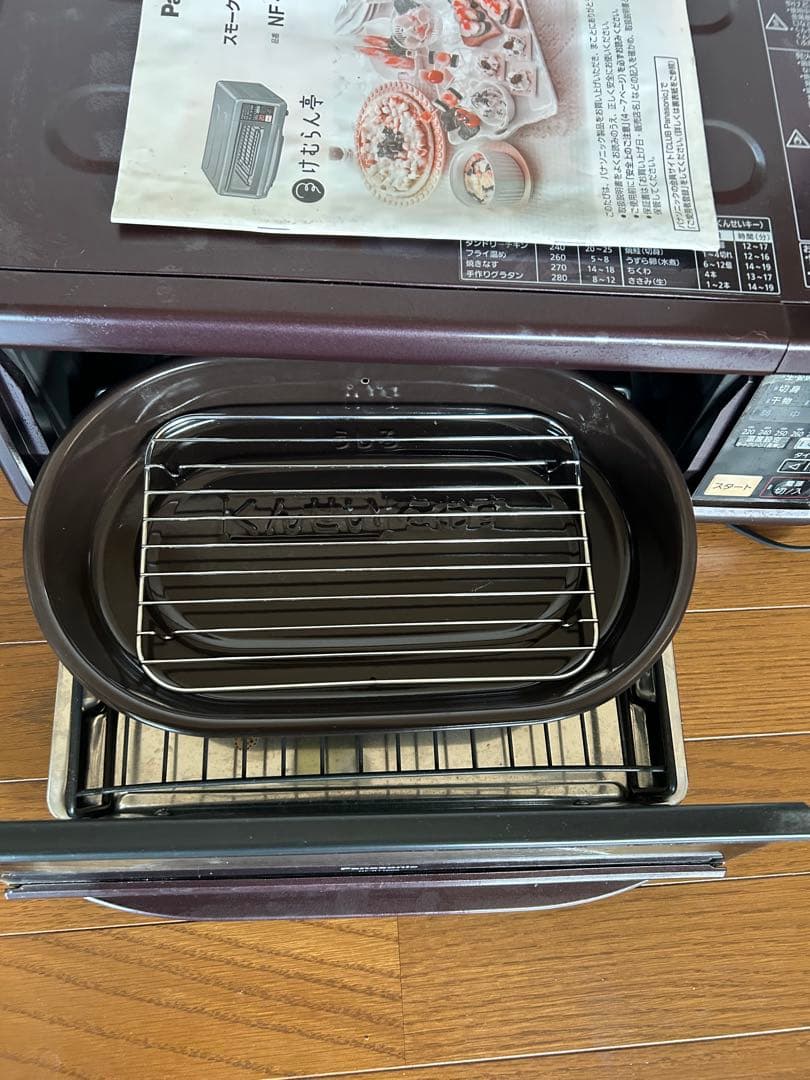 トキむらかず Panasonic 無煙ロースター ダークブラウン