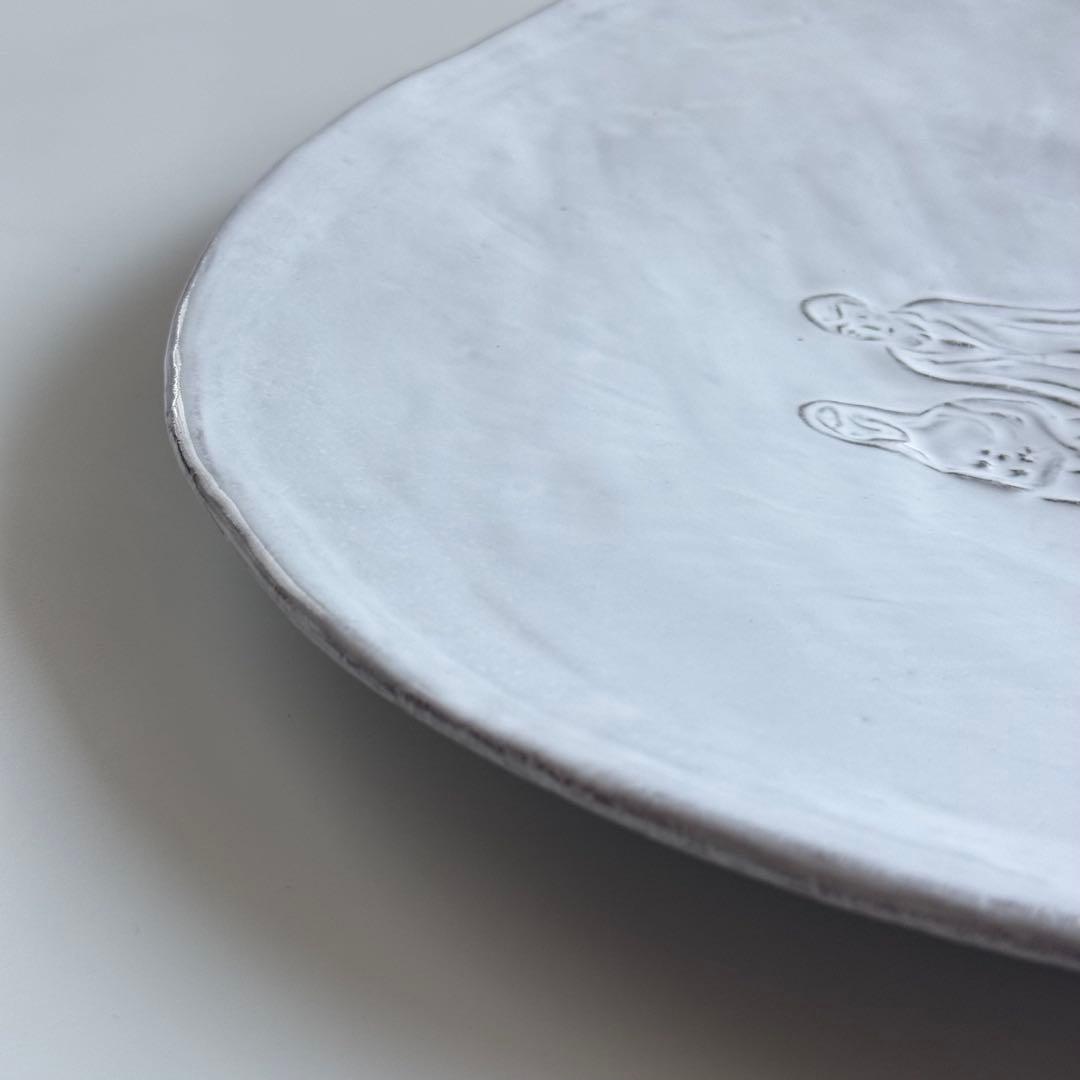 【廃盤】Astier de Villatte 大皿 新婚 カップル