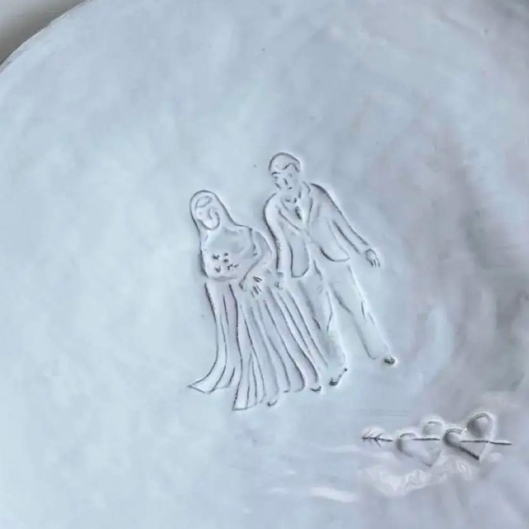 【廃盤】Astier de Villatte 大皿 新婚 カップル
