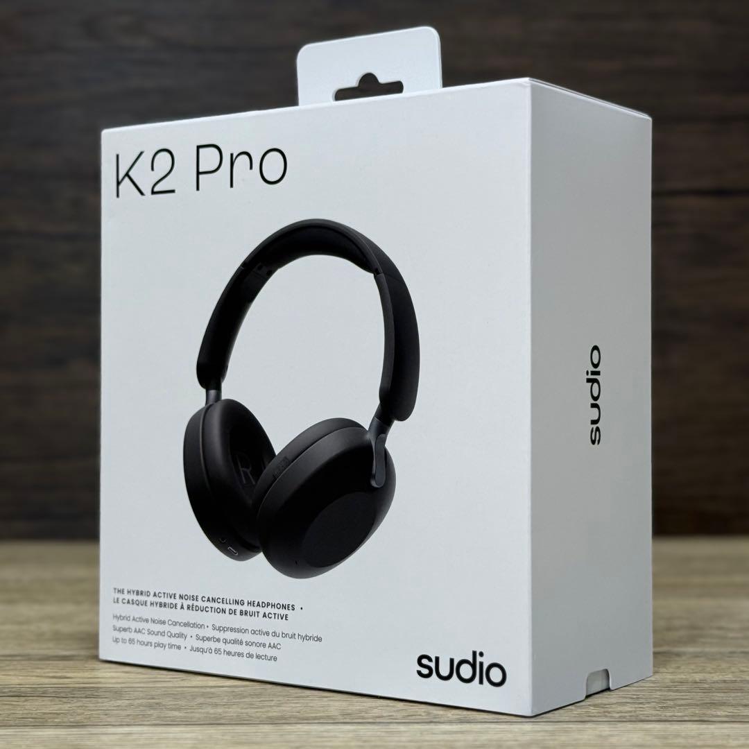 美品 SUDIO K2 Pro ブラック ワイヤレスヘッドホン 付属品完備