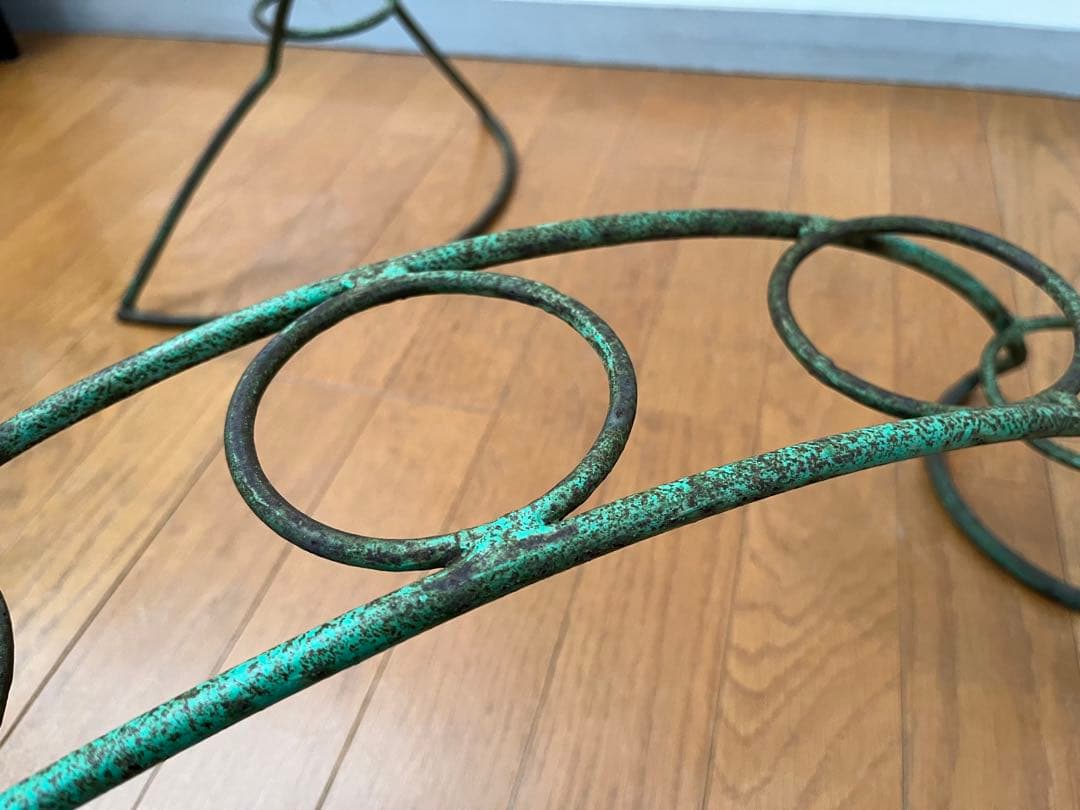 アンティーク　アイアン　プランタースタンド　ヴィンテージ　ミッドセンチュリー