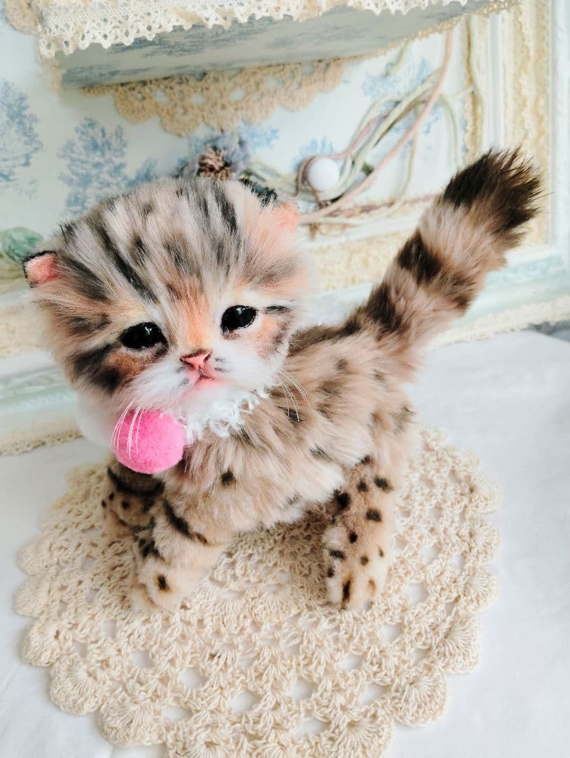 チロルパン様オーダー❤ヤマネコベビー♡アートドール♡ぬいぐるみ♡