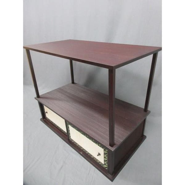 京塗師市川準斎糸目紹鴎棚組立式共箱附き [B28499]