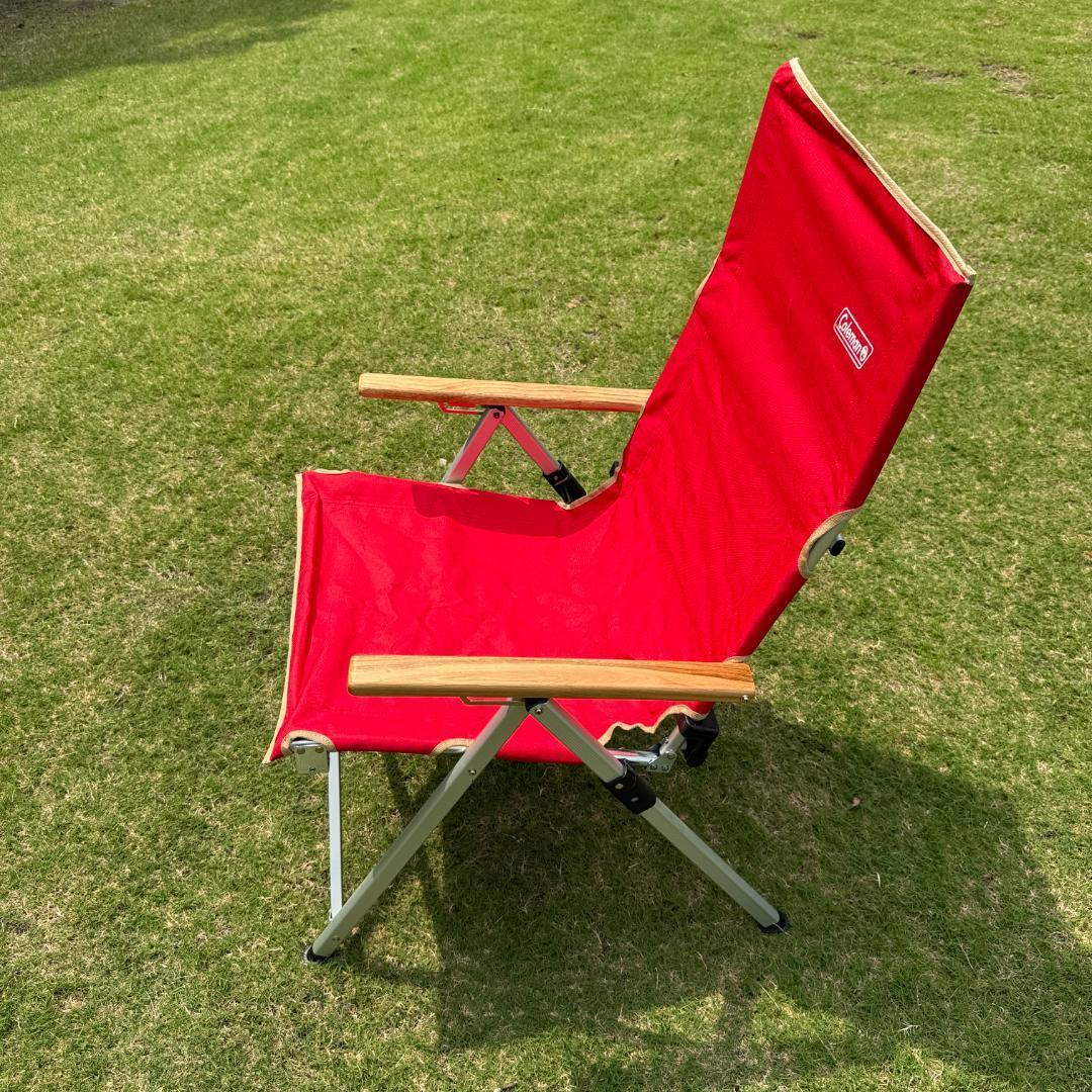 希少【Coleman／コールマン】Lay Chair レイチェア　レッド
