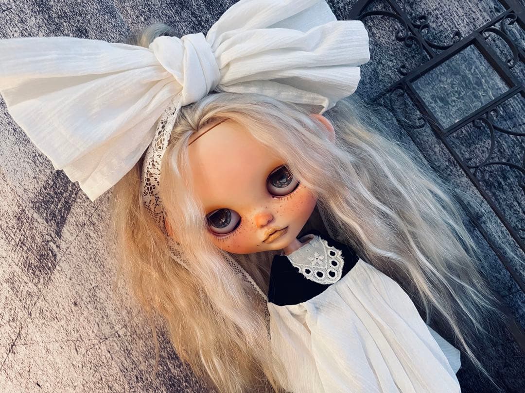 【専用】カスタム ブライス ビジューブリリアント頭皮付きモヘアアウトフィット付属