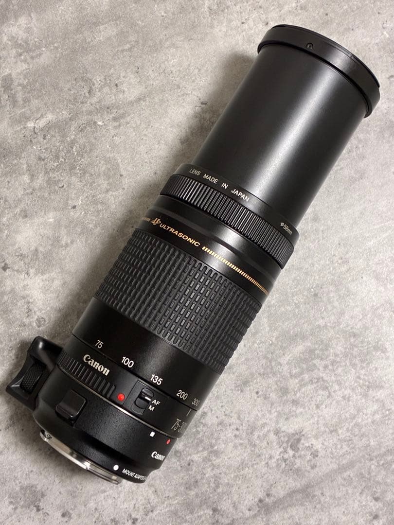 ⭐️美品⭐️Canon EF 75-300 II & EF-EOS M アダプター
