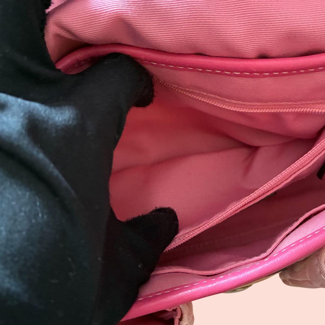 COACH コーチ SOHO ソーホー ショルダーバッグ シグネチャー ピンク