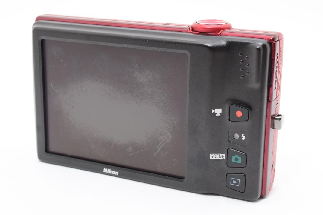 【美品】Nikon COOLPIX S6100 レッド　動作確認済