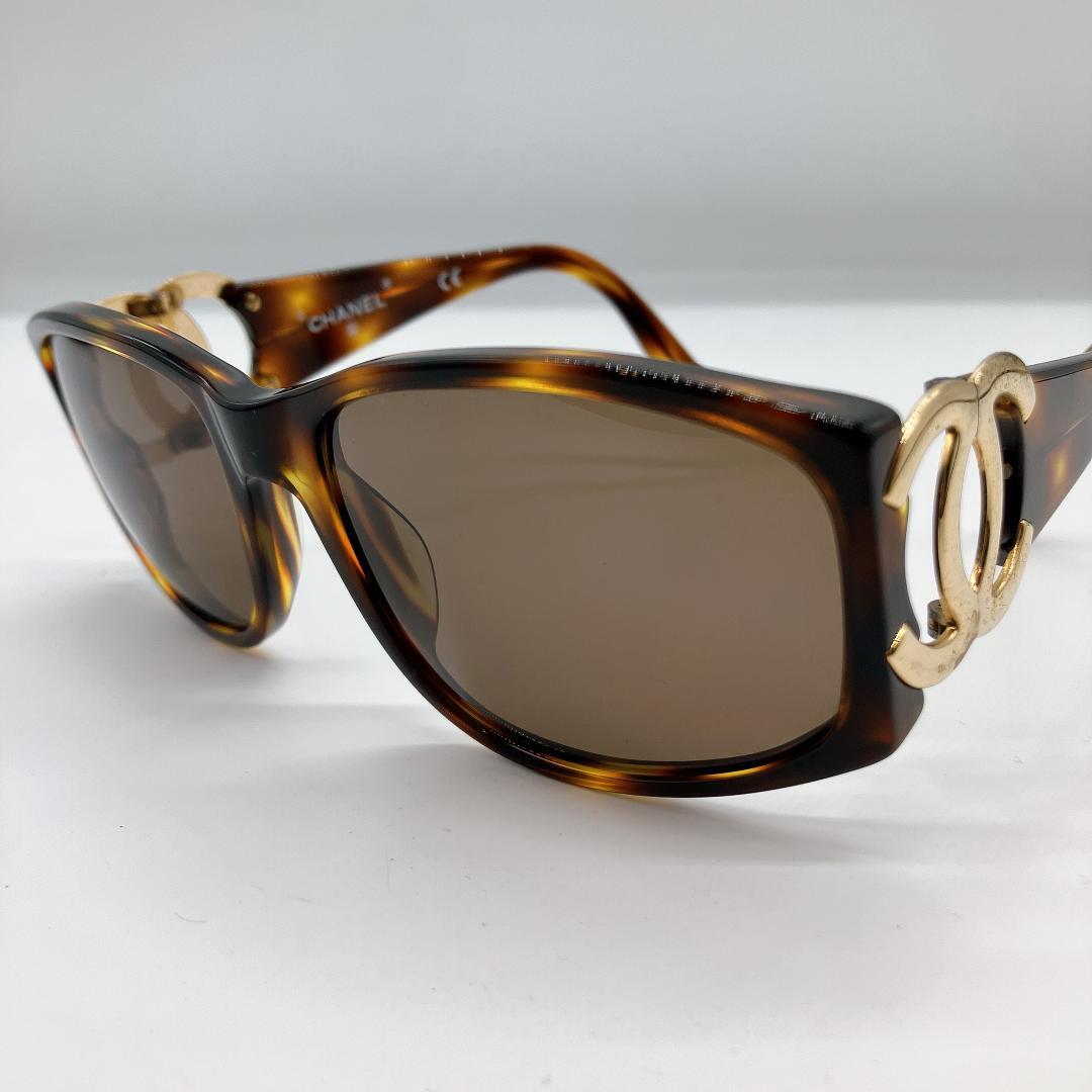 シャネル 02461 91235 ココマーク べっ甲調 サングラス ブラウン