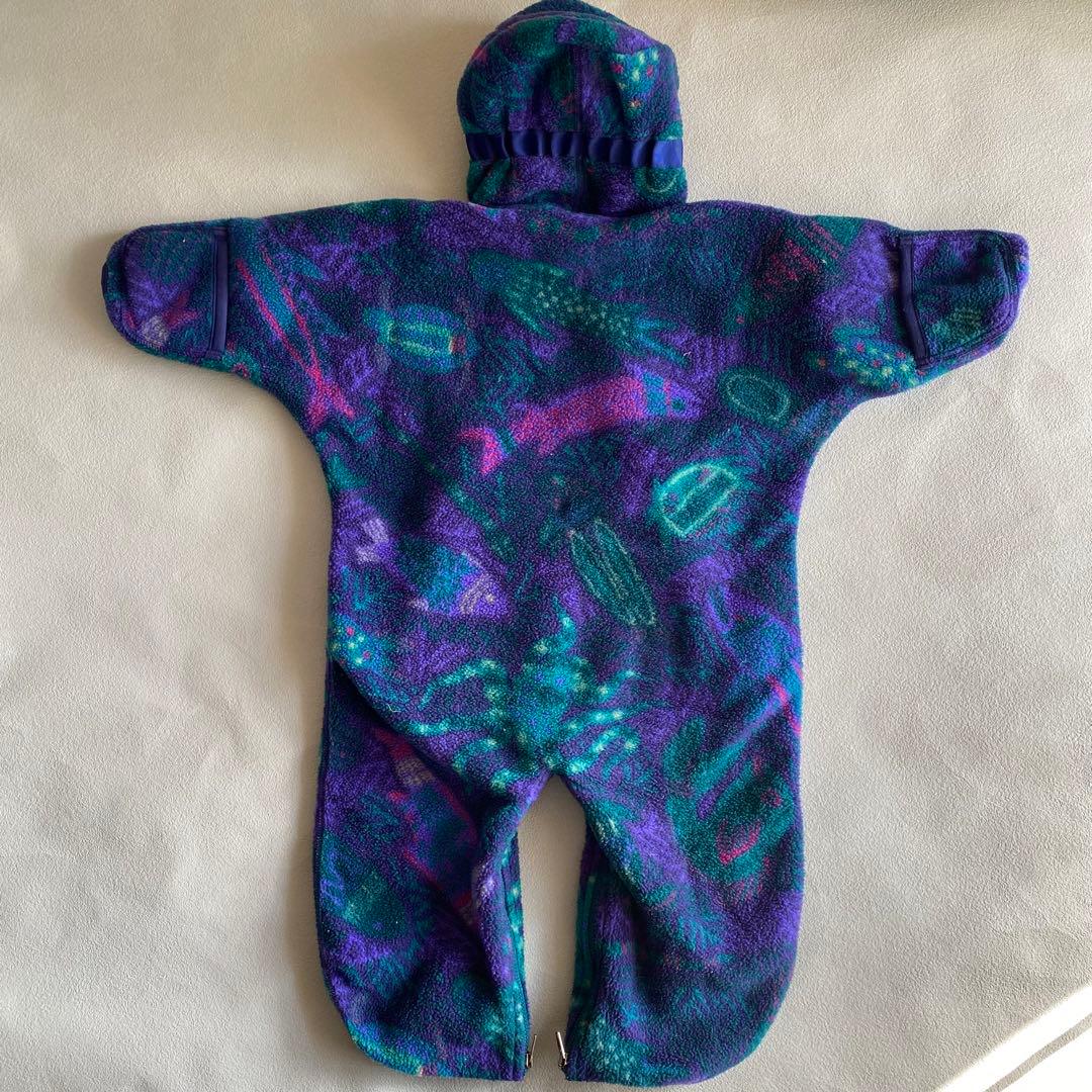 patagonia フリースロンパース　カバーオール　12M