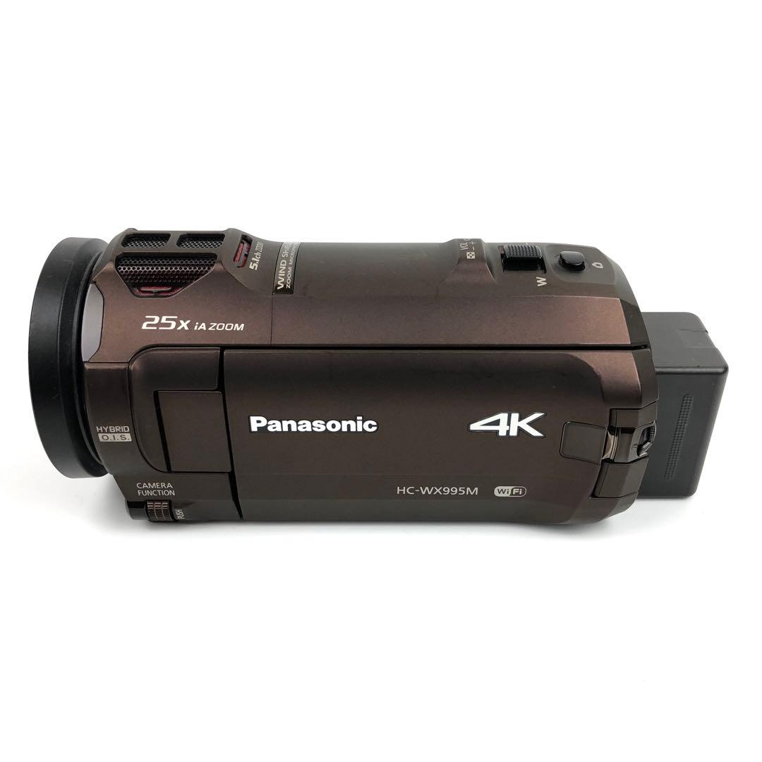 極美品 Panasonic 4Kビデオカメラ HC-WX995M-T ブラウン