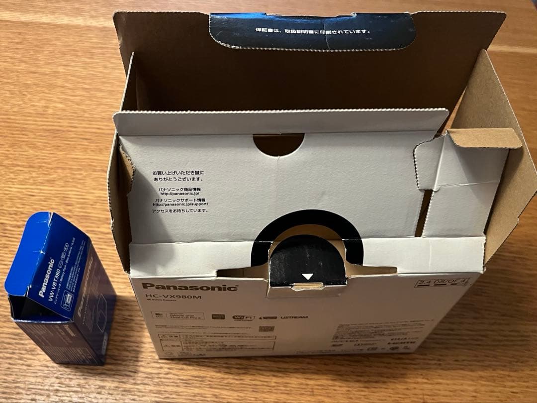 Panasonic HC-VX980M 4Kビデオカメラ　セット