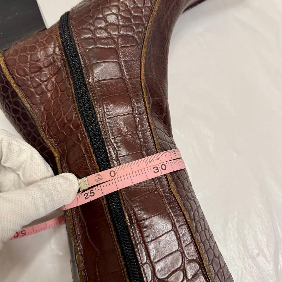 Jean Paul GAULTIER ジャンポールゴルチェ クロコ ロングブーツ