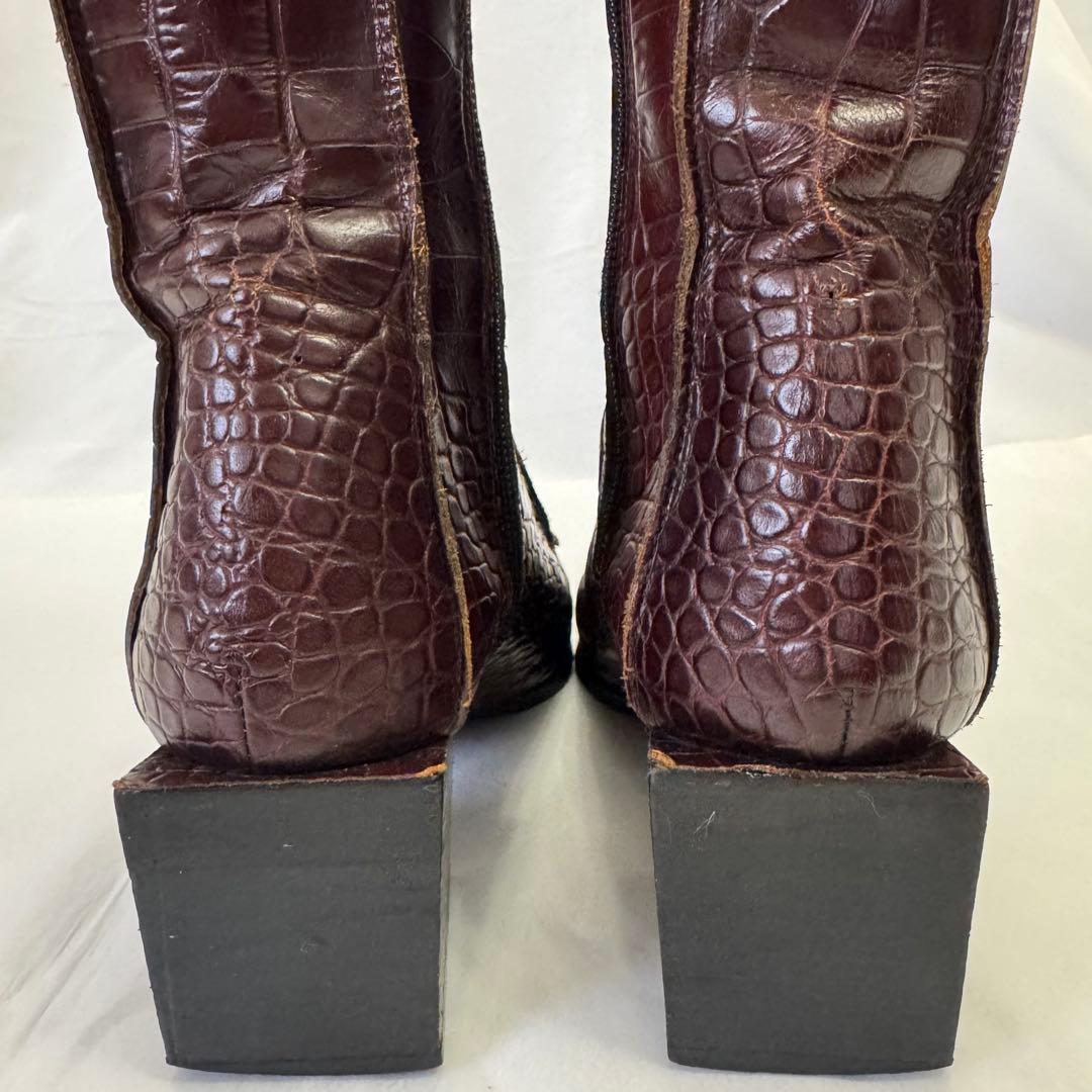 Jean Paul GAULTIER ジャンポールゴルチェ クロコ ロングブーツ