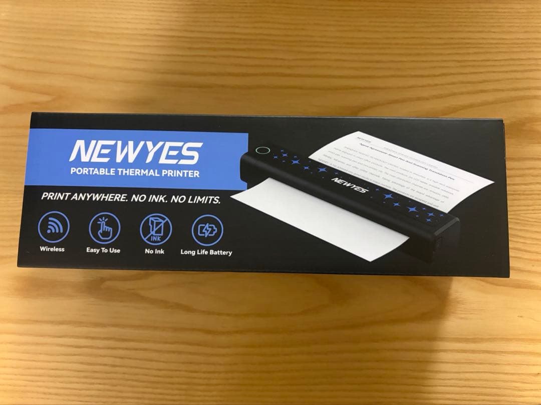 【新品未使用】NEWYES サーマルプリンター インク不要 A4サイズ