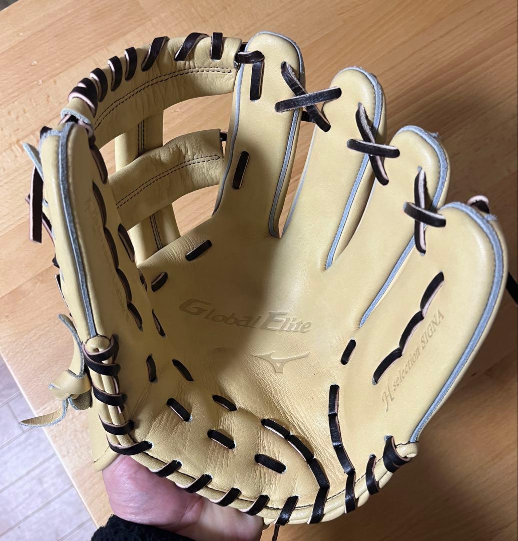 ミズノ 軟式グローブ 内野 グローバルエリート Hselection SIGNA
