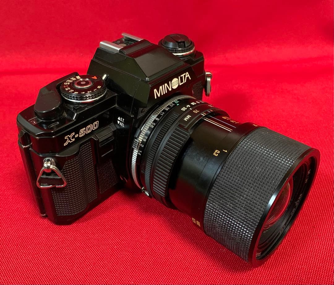 MINOLTA X-500 ２台レンズ付き