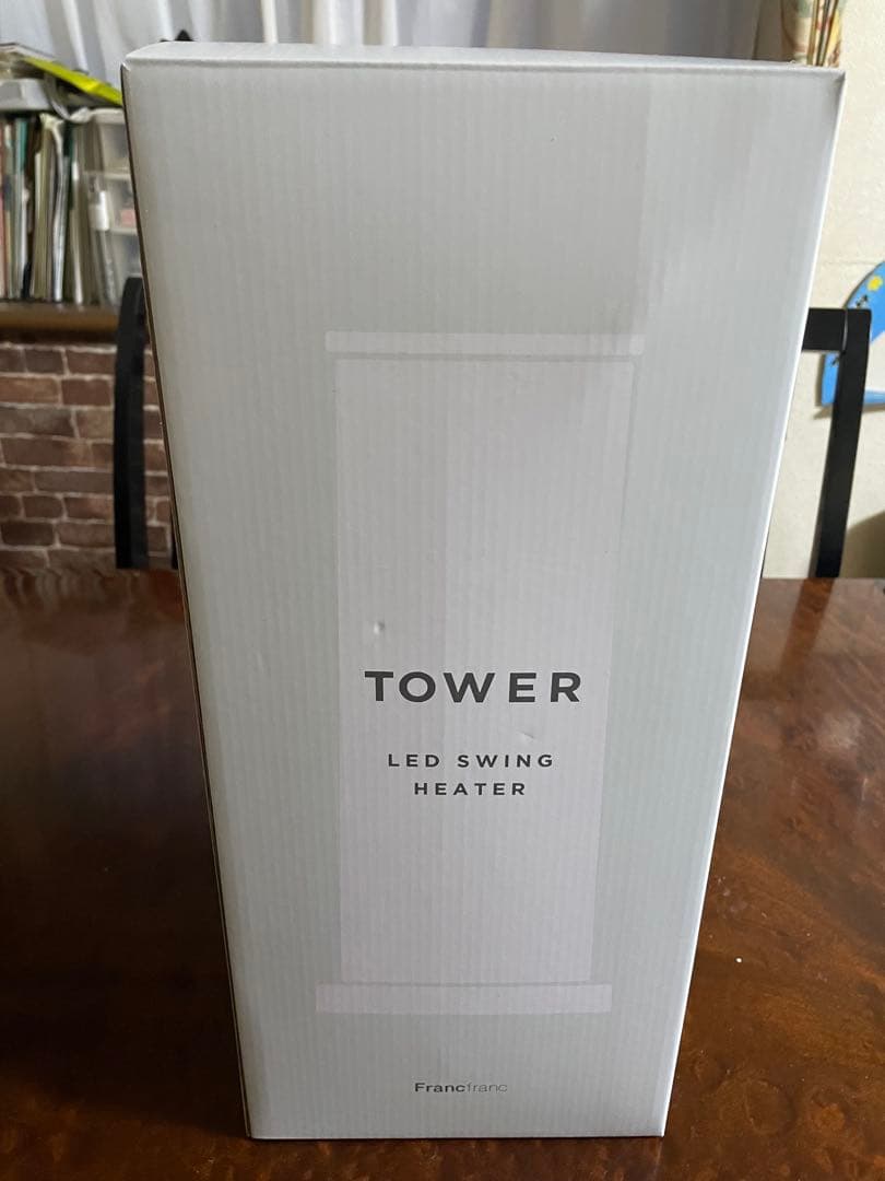 ✨美品✨　Francfranc タワーヒーター ホワイト
