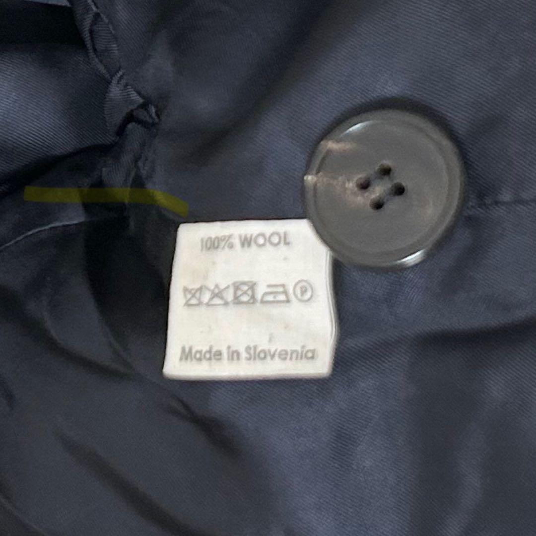 【美品】dries van noten フーデッドコート ピーコート ネイビー