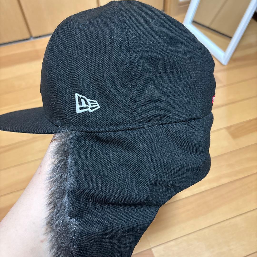 帽子 SUPREME NEW ERA Ear Flap BOX LOGO Cap