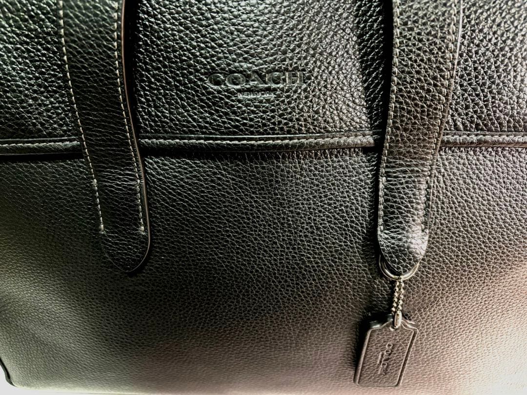 美品　COACH コーチビジネスバッグ　ブラック