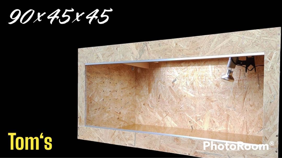 【初売台数限定】爬虫類ケージ 90×45×45㎝ リクガメ フトアゴ ゲージ