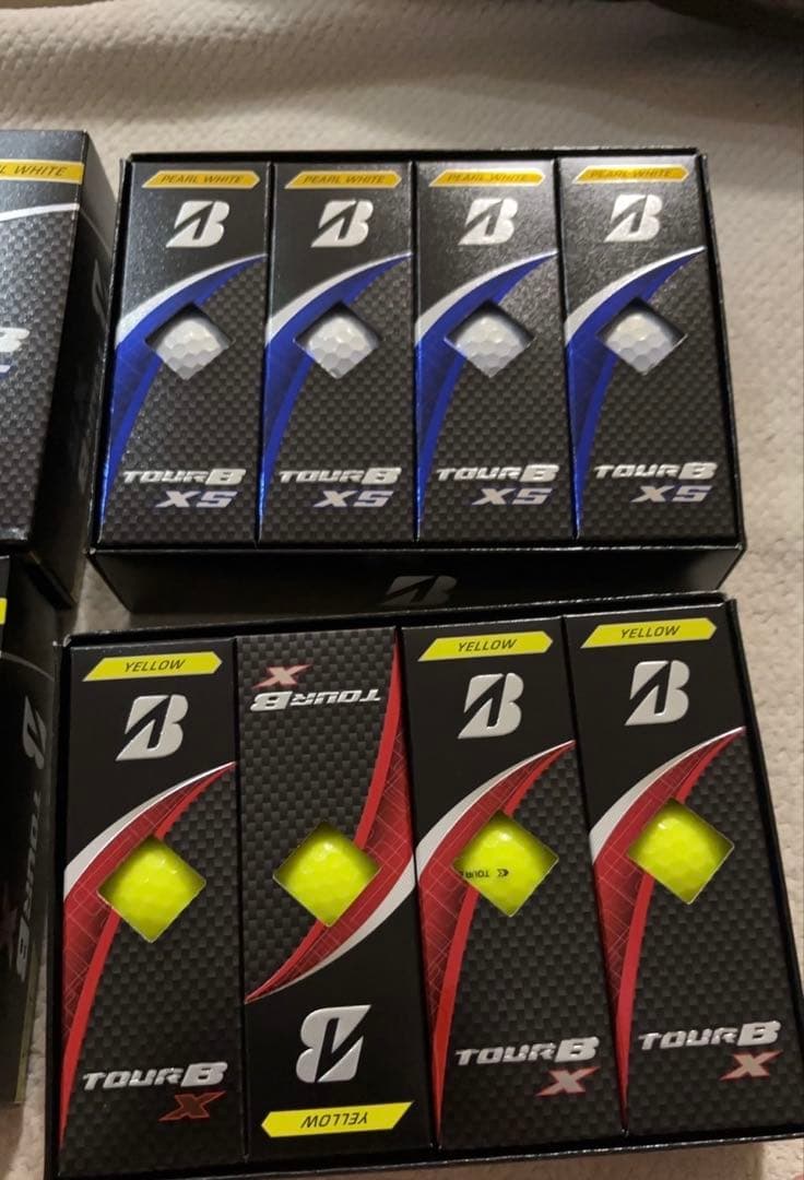 【新品】ブリヂストン TOUR B X/XS ゴルフボール 各2ダース