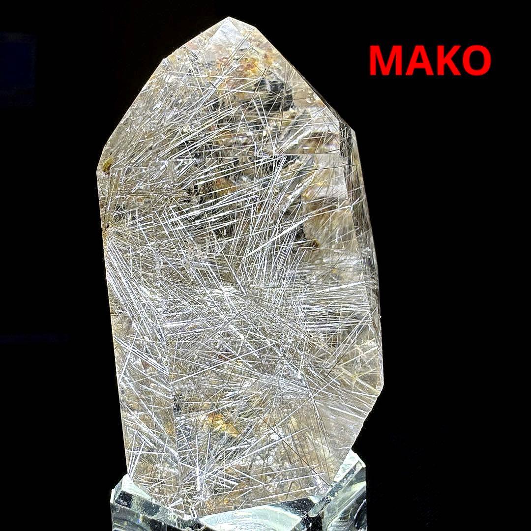 M1873☆ルチルクォーツ六角柱68g☆ミナスジェライス州産☆天然石　原石