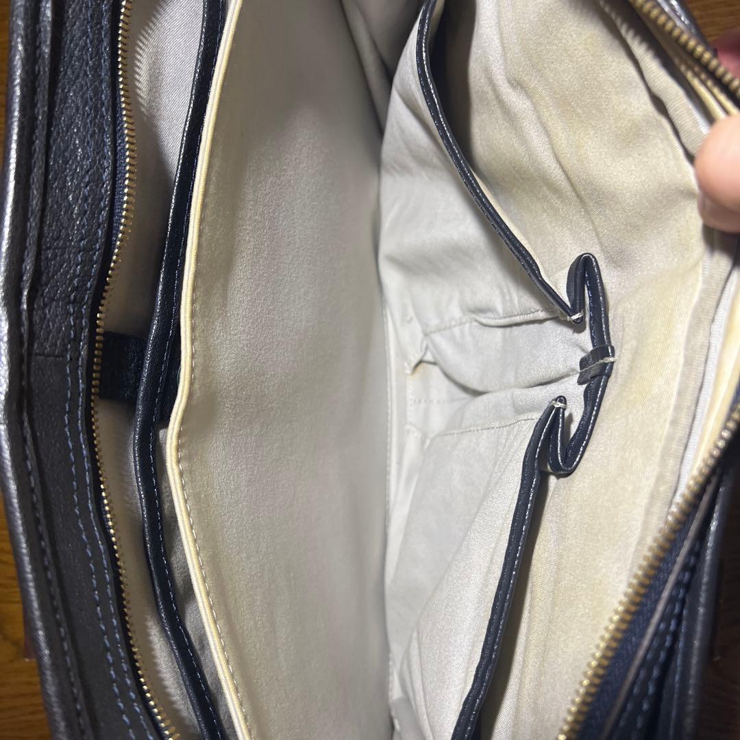 土屋鞄　アルマス バッファローブリーフ （アーバンネイビー）