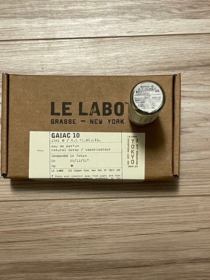 香水(ユニセックス) LE LABO GAIAC 10 15ml