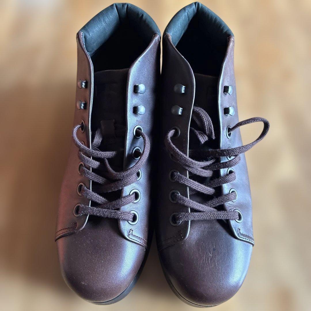 【未使用】Camper K300007-002 ブラウンレザー　サイズ43