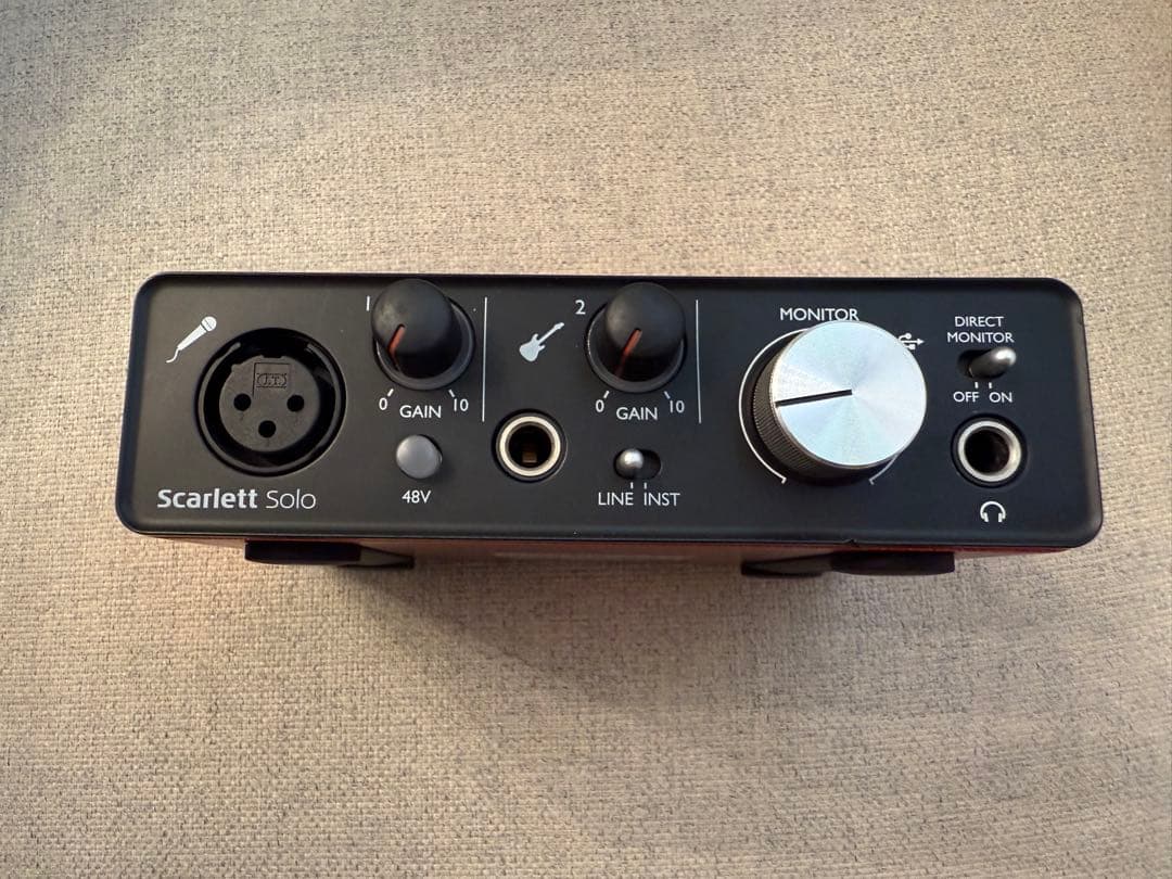 s*様 Focusrite Scarlett Solo オーディオインターフェー
