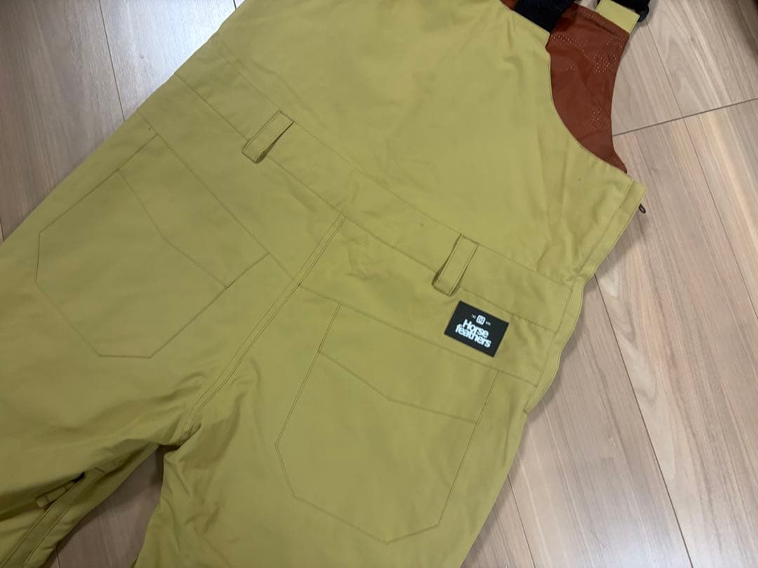 ★超美品★お洒落　ホースフェザーズ　MEDLER　ビブパンツ　スノーボード