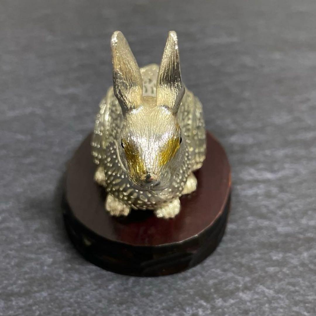 クリストフル　Christofle うさぎ　置き物　フランス