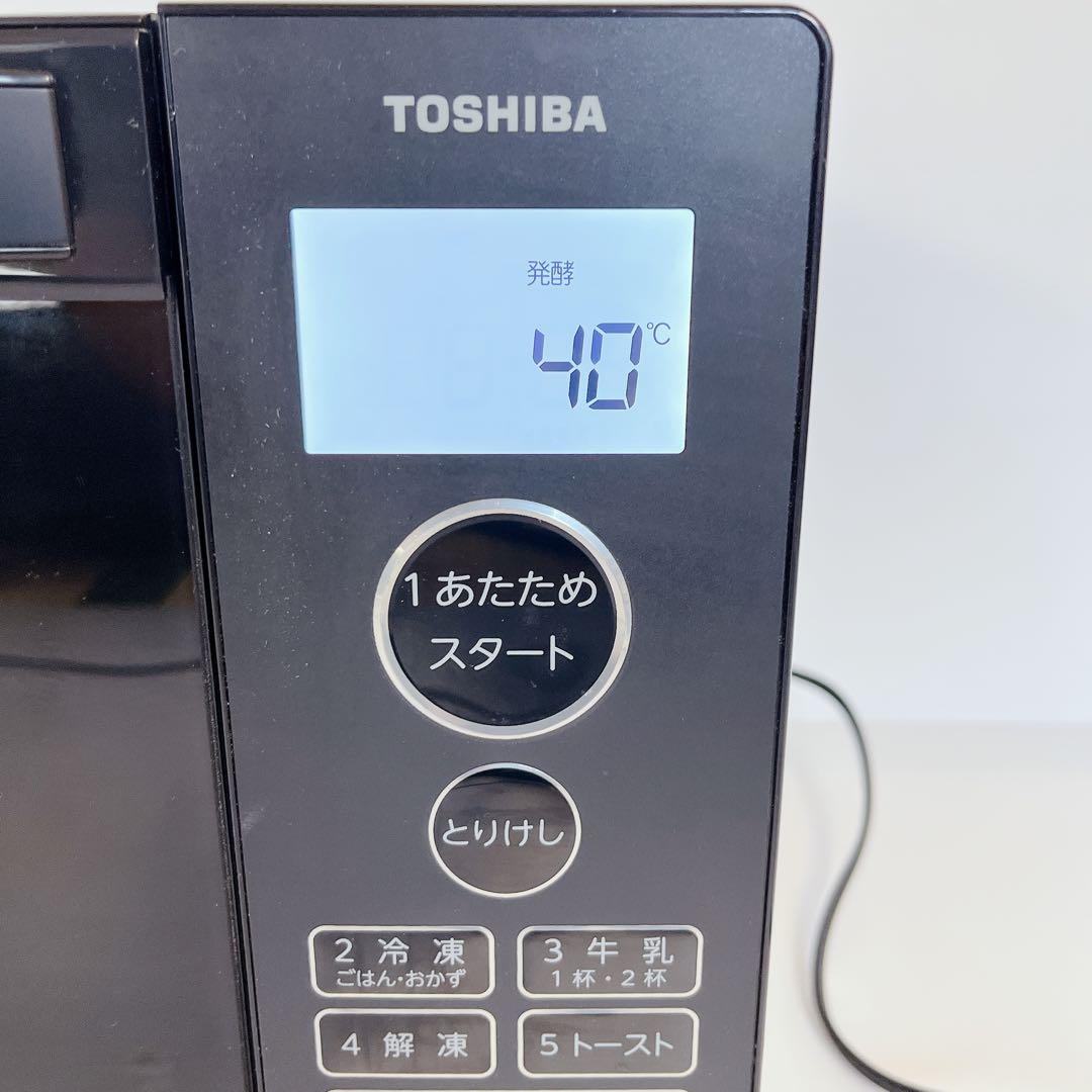 【美品】東芝 オーブンレンジ ER-40A(K) ブラック #BTY9850