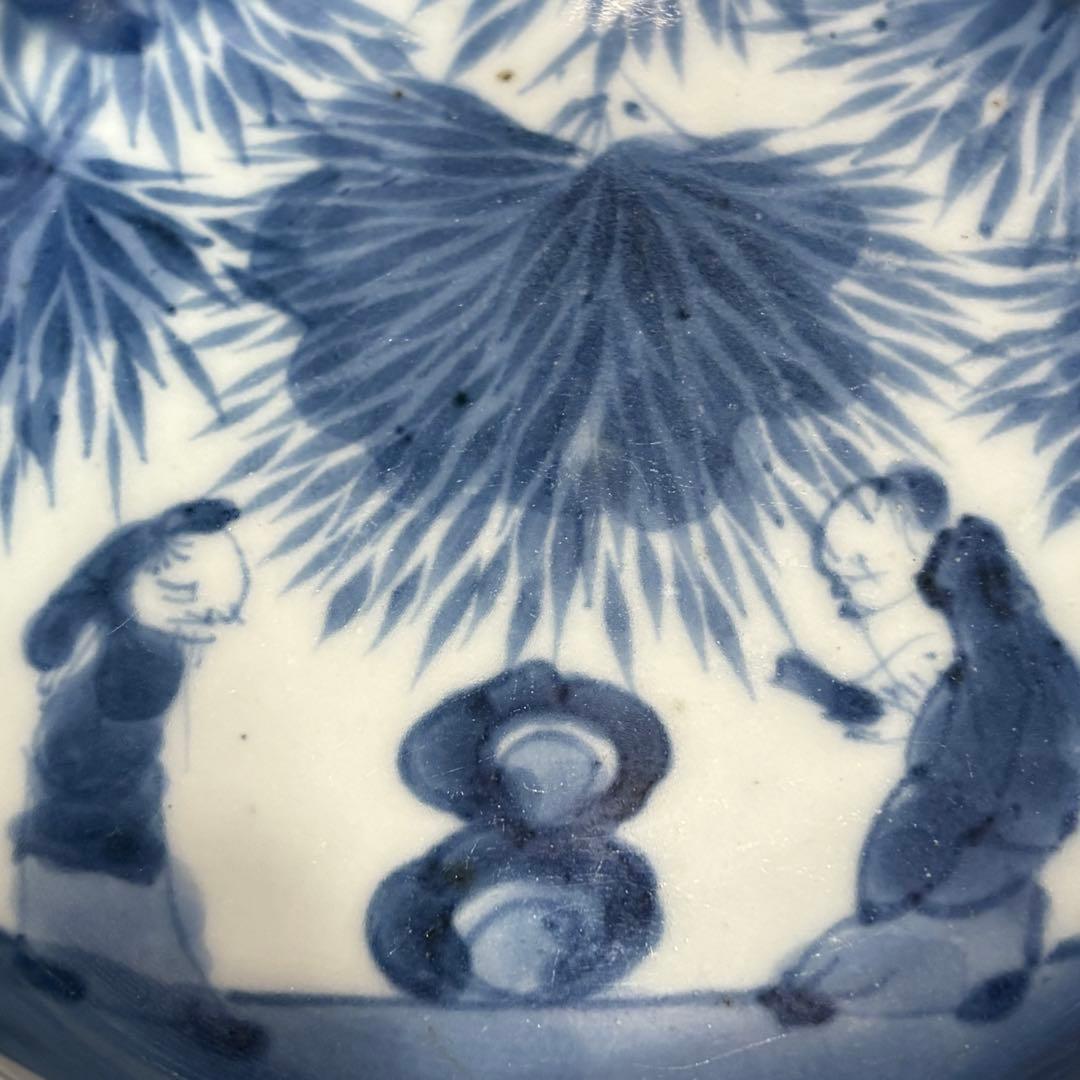 江戸時代◎伊万里焼　染付皿五枚