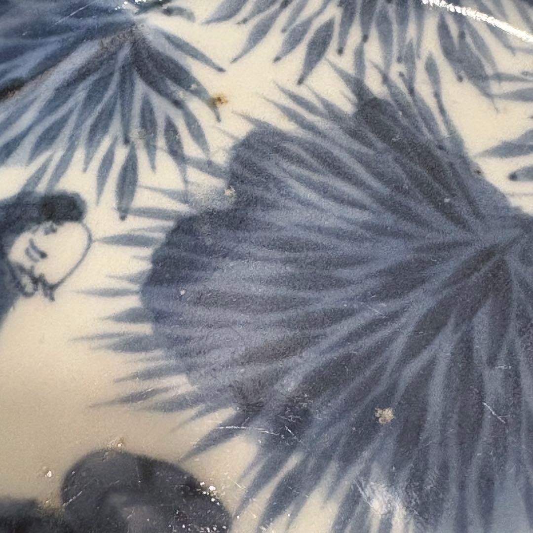 江戸時代◎伊万里焼　染付皿五枚