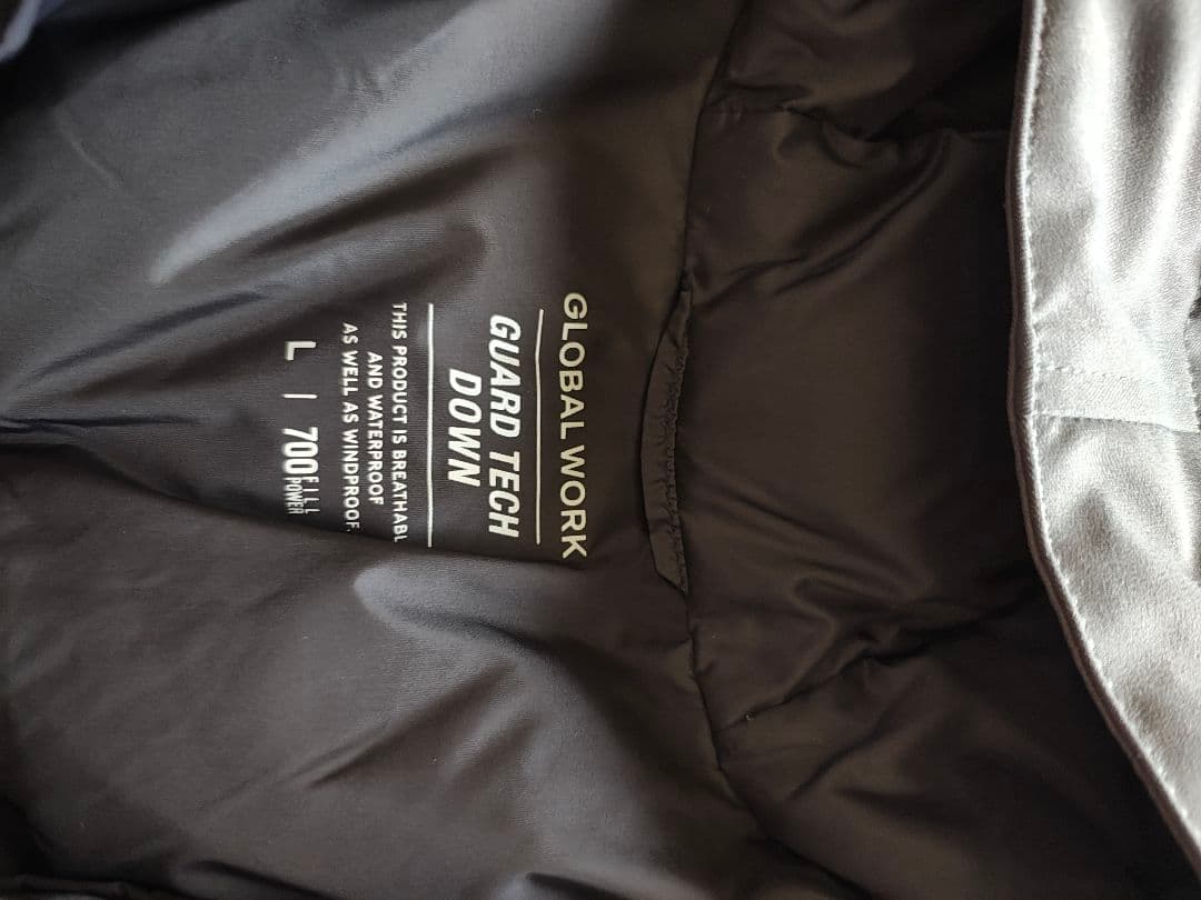 ☆美品☆ GLOBAL WORK GUARD TECH DOWN Lサイズ