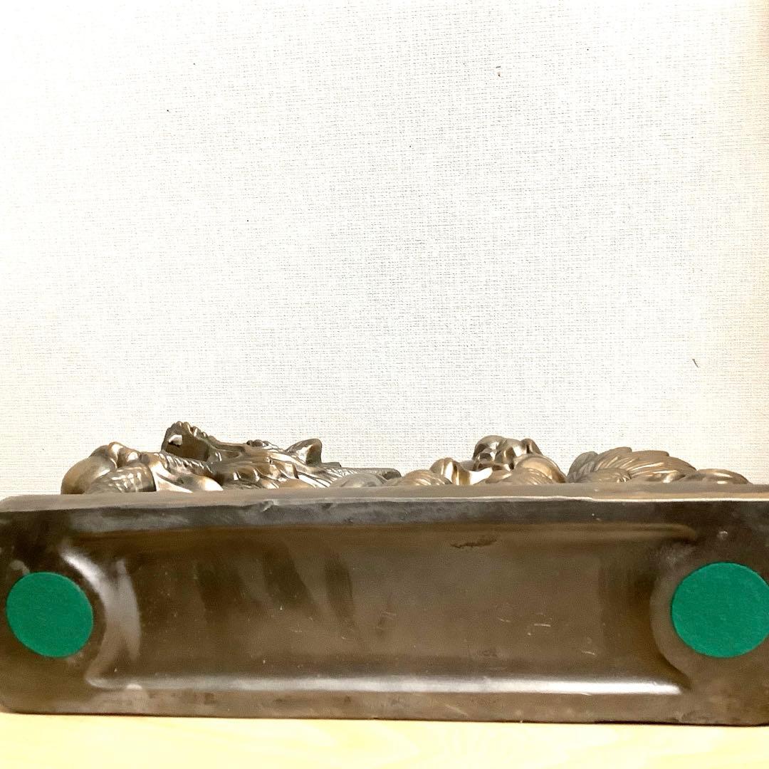 龍に乗った福の神　置物